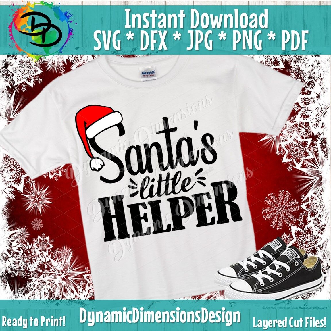Santa S Little Helper Svg Santas Helper Svg Christmas Svg First Ch By Dynamic Dimensions Thehungryjpeg Com