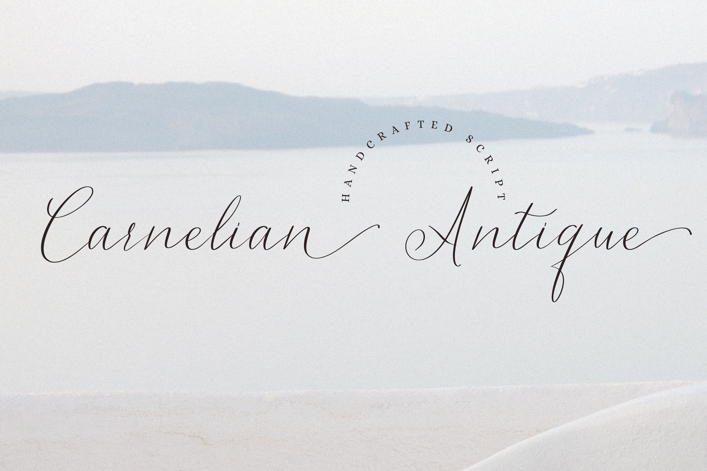 Carnelian Antique Contemporary Style Script By Taningreen Thehungryjpeg Com
