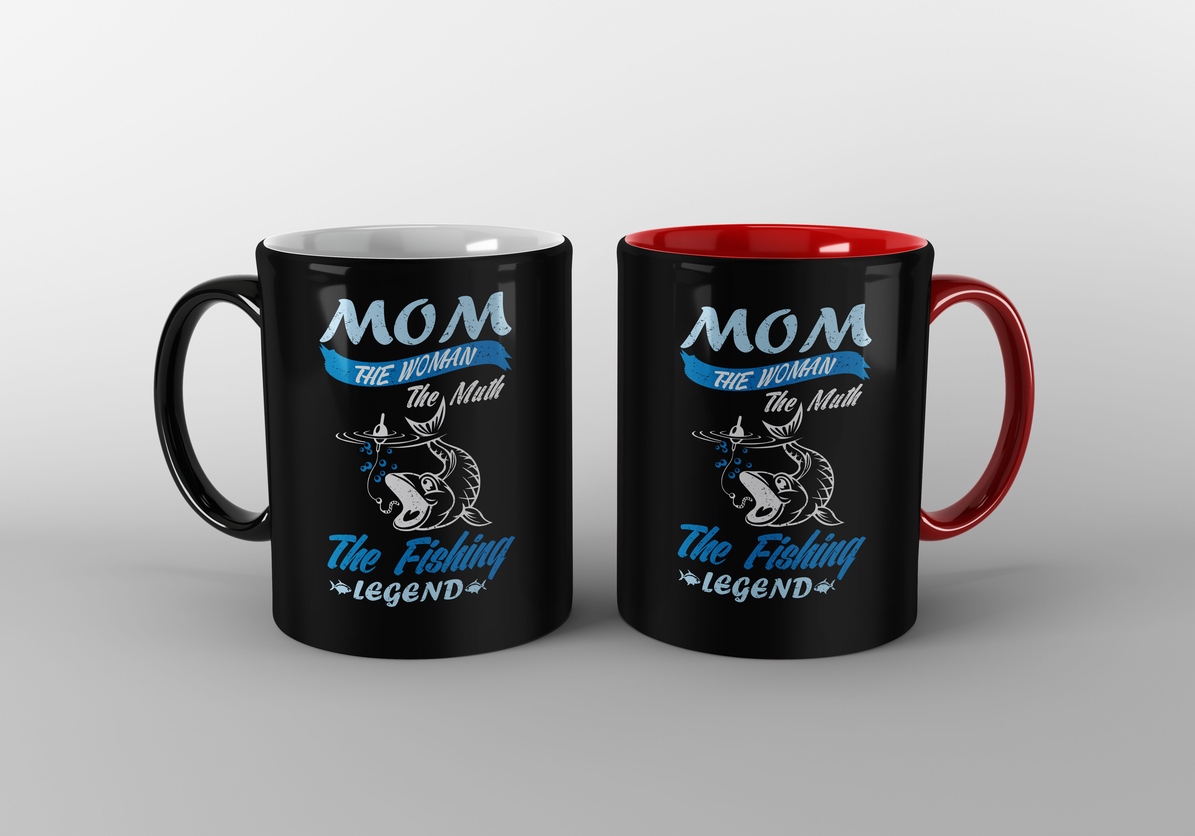 Mom The Woman The Muth Fishing Legend Svg Fishing Svg Design Fishin By Creative Art Thehungryjpeg Com