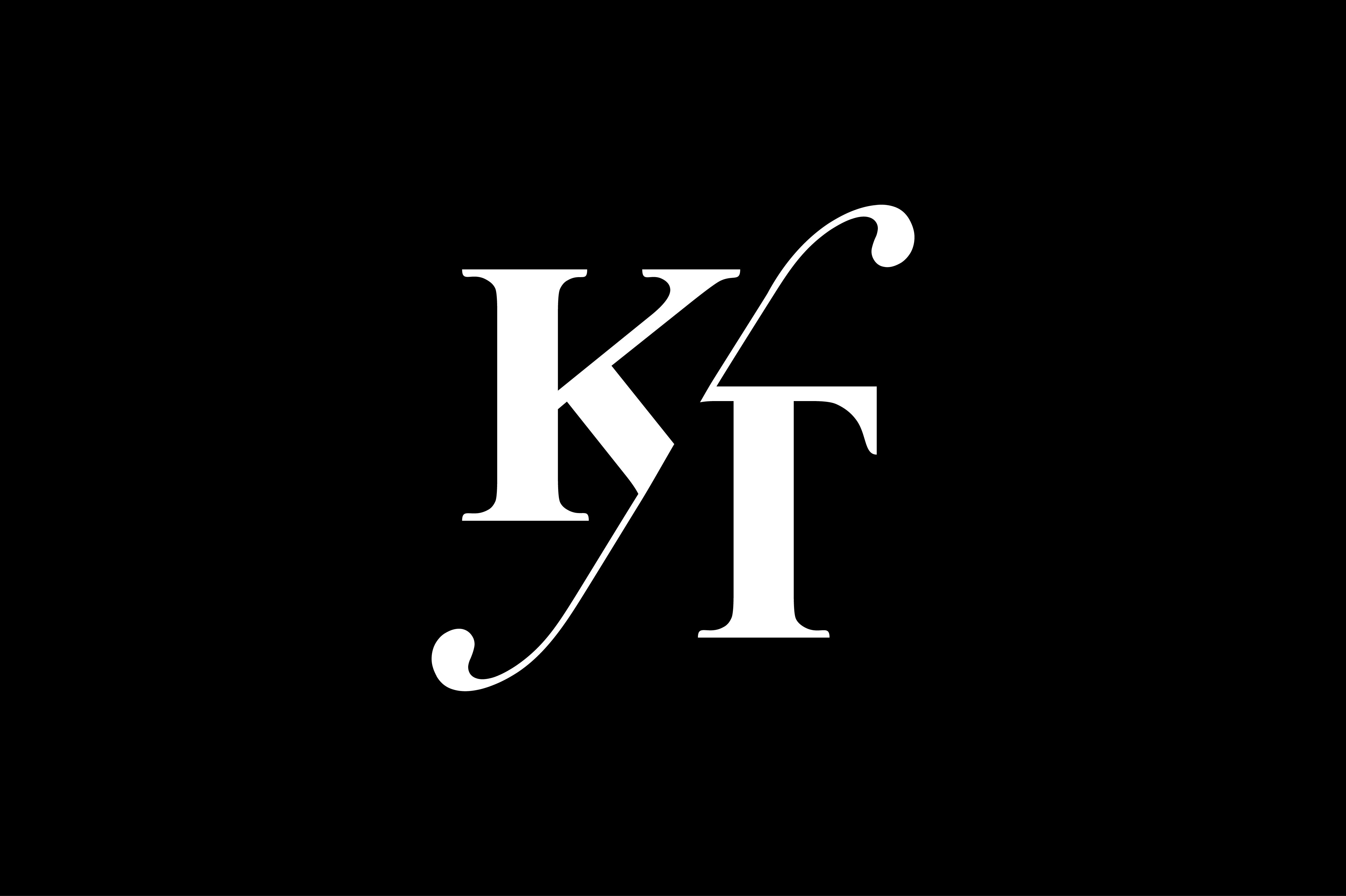 Kt Logo Design - Initial Letter Kt Logo Template Design.