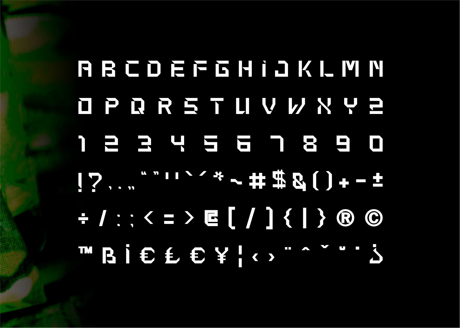 Bathalyon Army Modern Display Font By Akasa Type Thehungryjpeg Com