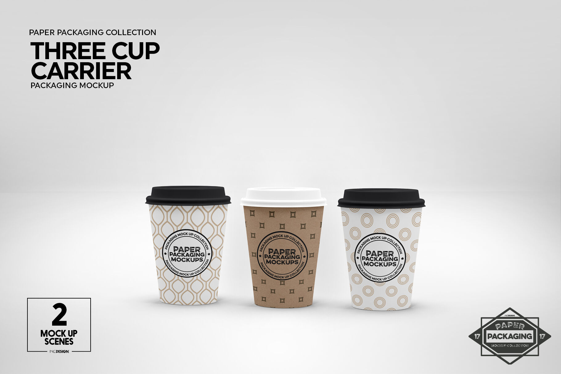 Download Kraft Coffee Cup Sleeve Mockup - Free Mockups | PSD ...