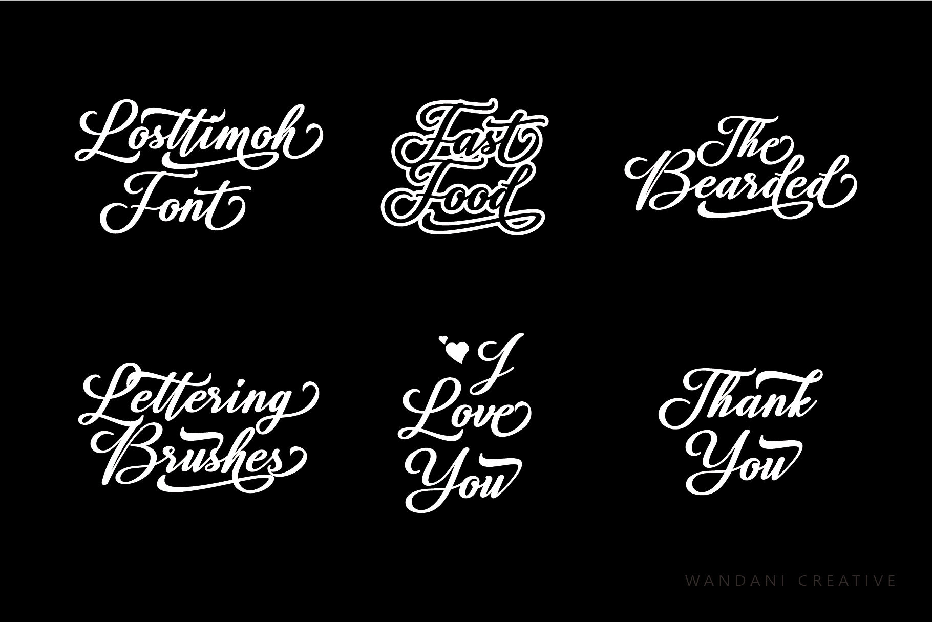 Losttimoh A Modern Script By Wandani Creative Thehungryjpeg Com