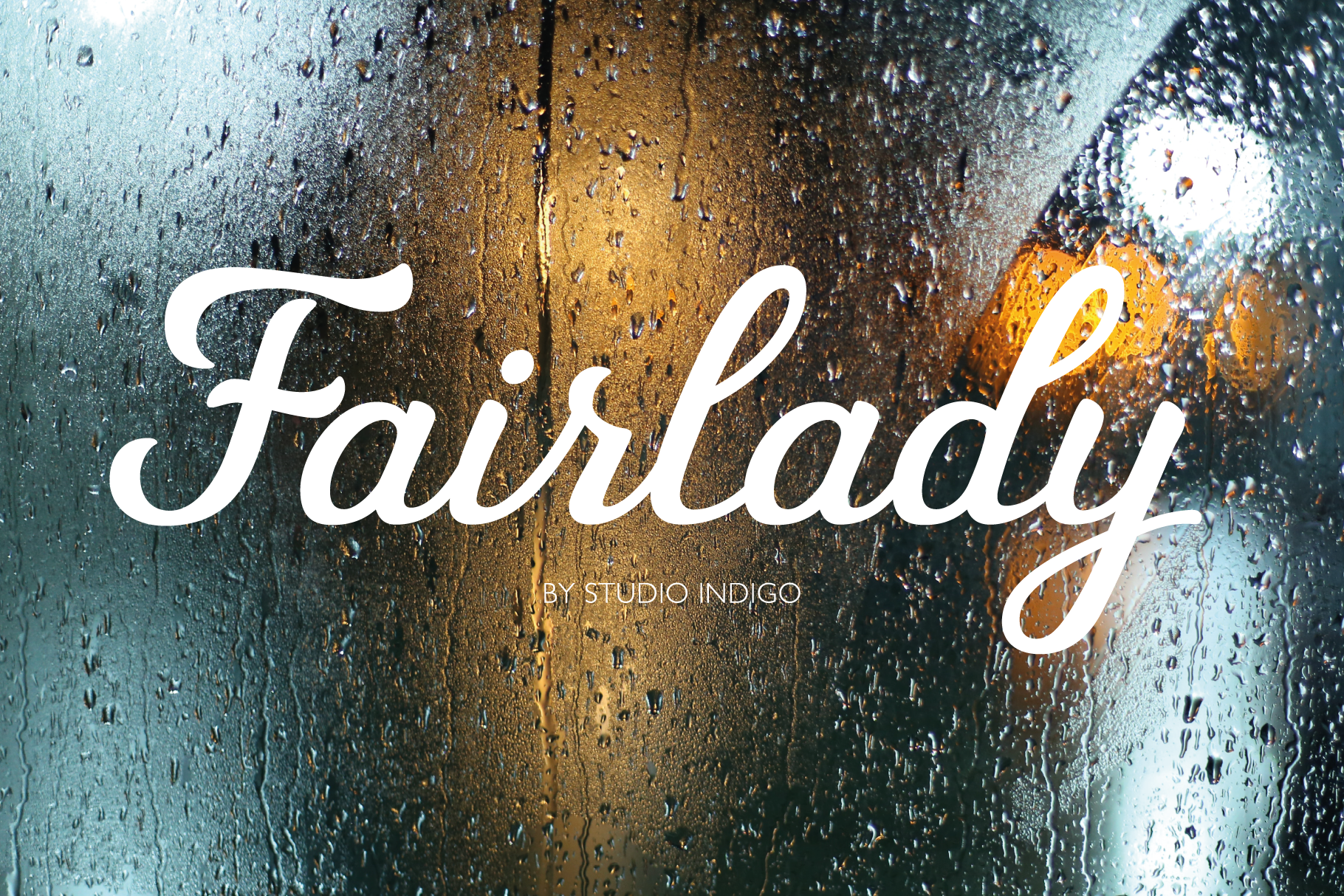 Fairlady A Chunky Script Font By Studio Indigo Thehungryjpeg Com