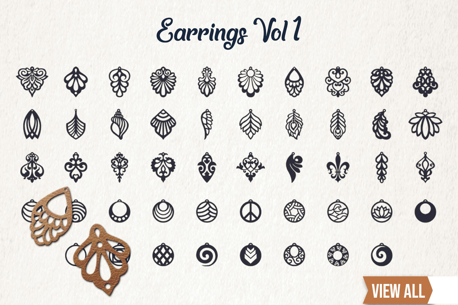 Download LEATHER CRAFT BUNDLE Earrings SVG Bracelet SVG Necklace SVG By SharpSVG | TheHungryJPEG.com