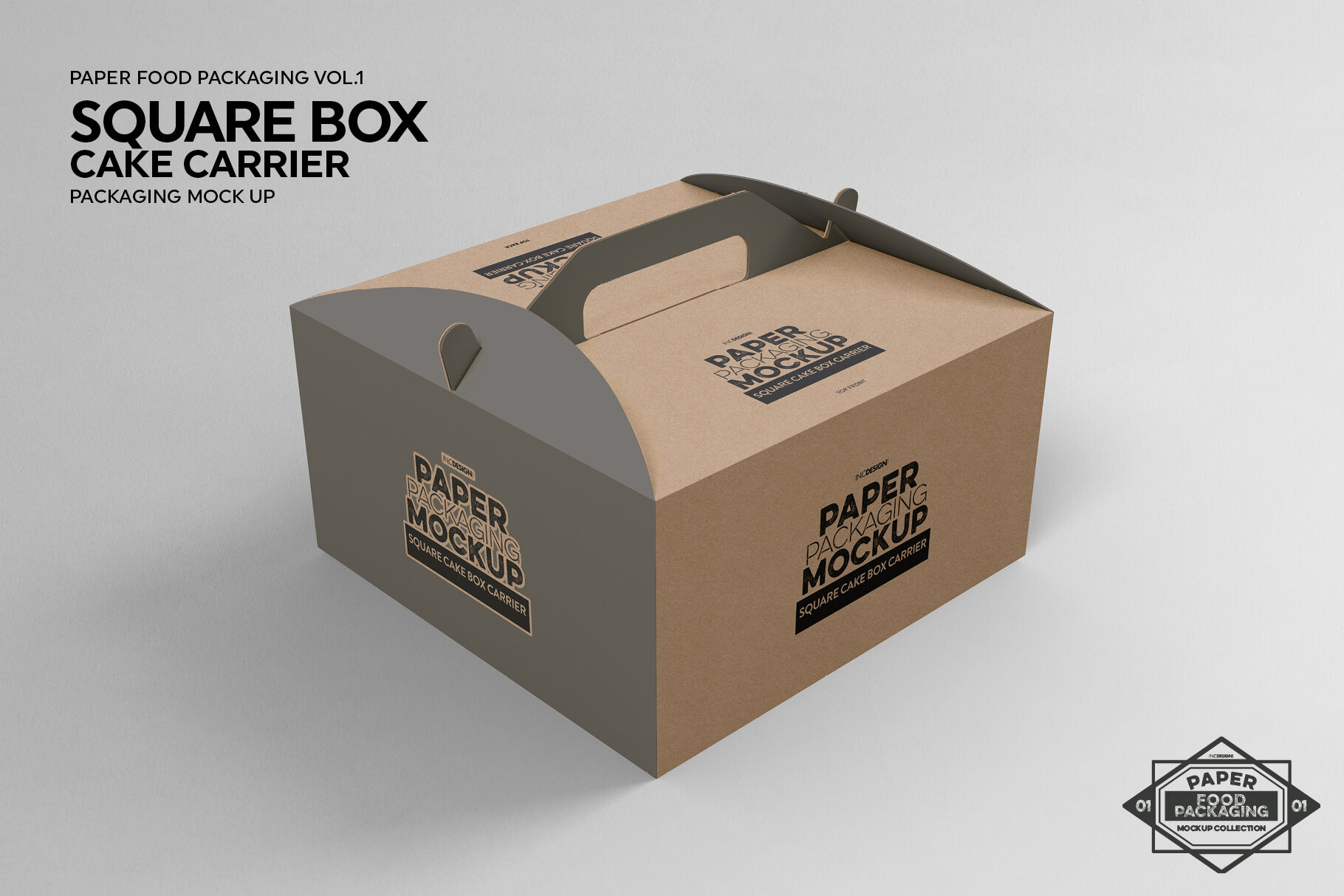 Free 117+ Paper Food Box Packaging Mockup Collection Vol.11 PSD File