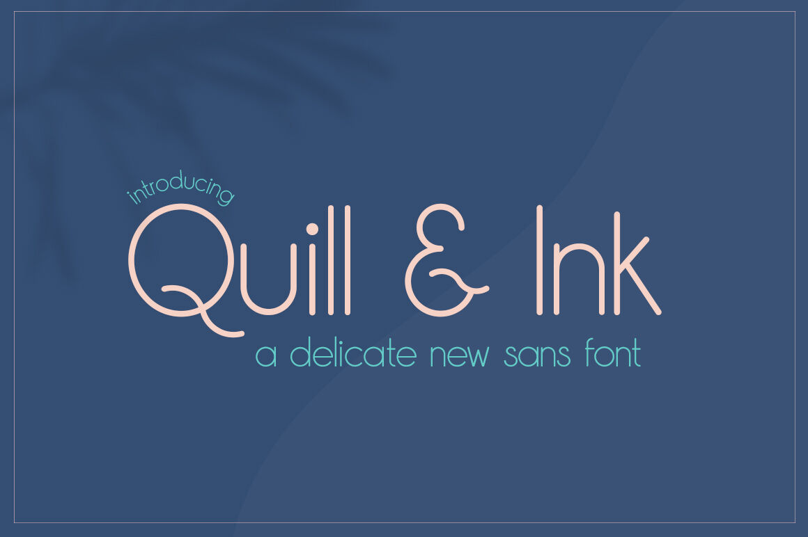 Quill Ink Sans Font By Salt Pepper Designs Thehungryjpeg Com