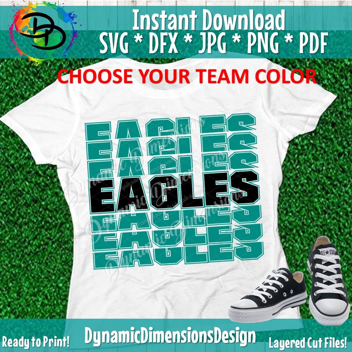 Eagle PNG - Football Team SVG