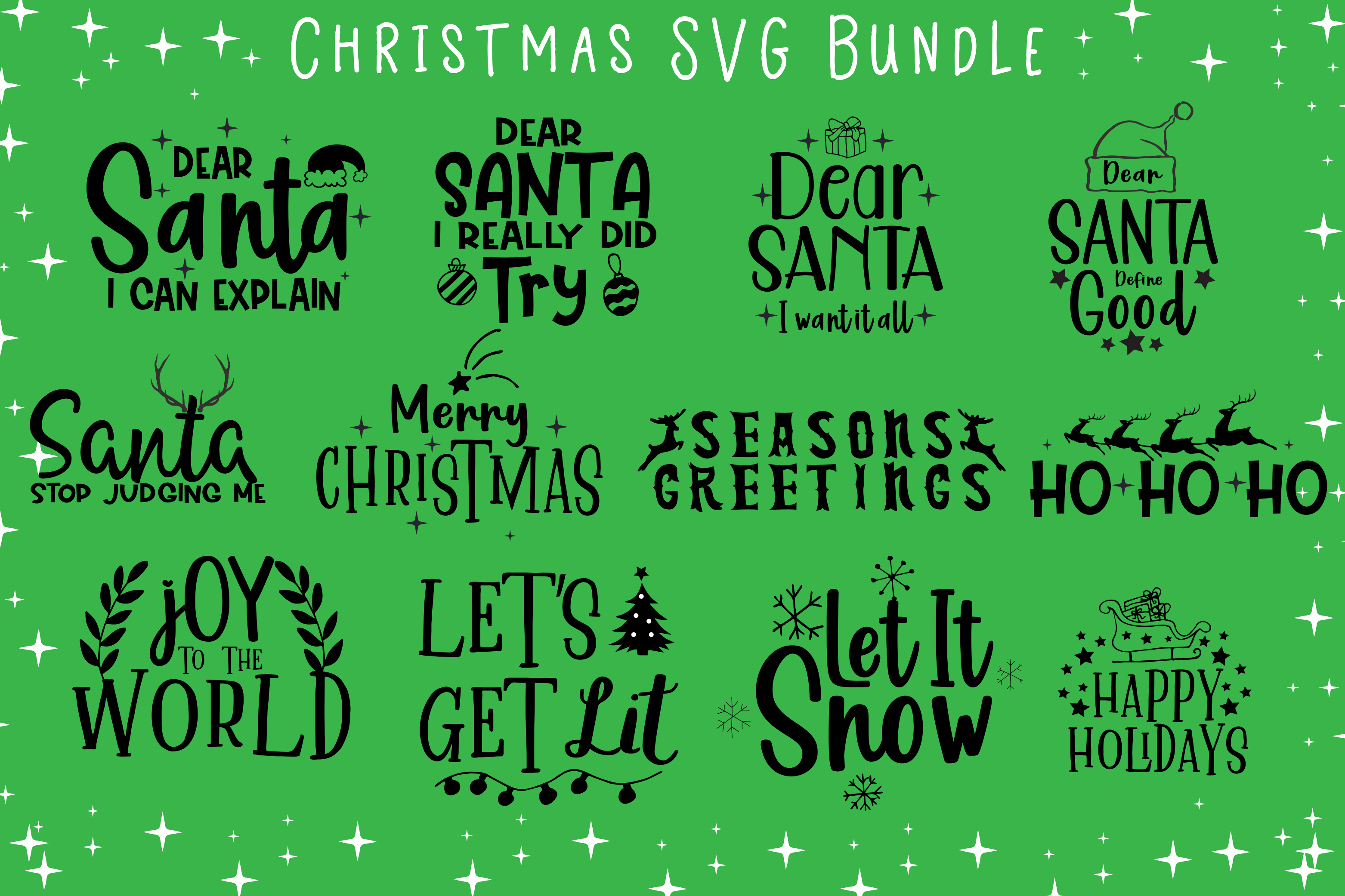 Download Christmas Svg Bundle By Carrtoonz Thehungryjpeg Com