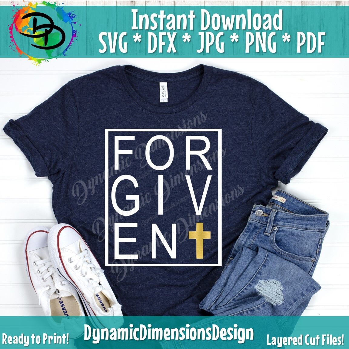 Forgiven Svg Redeemed Svg Christian Svg Cross Svg Religious Svg S By Dynamic Dimensions Thehungryjpeg Com