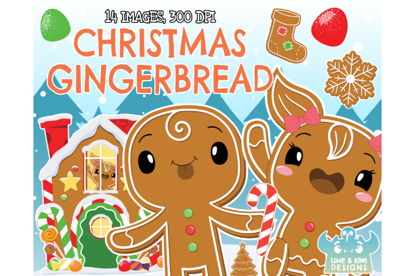 atv vector clipart gingerbread