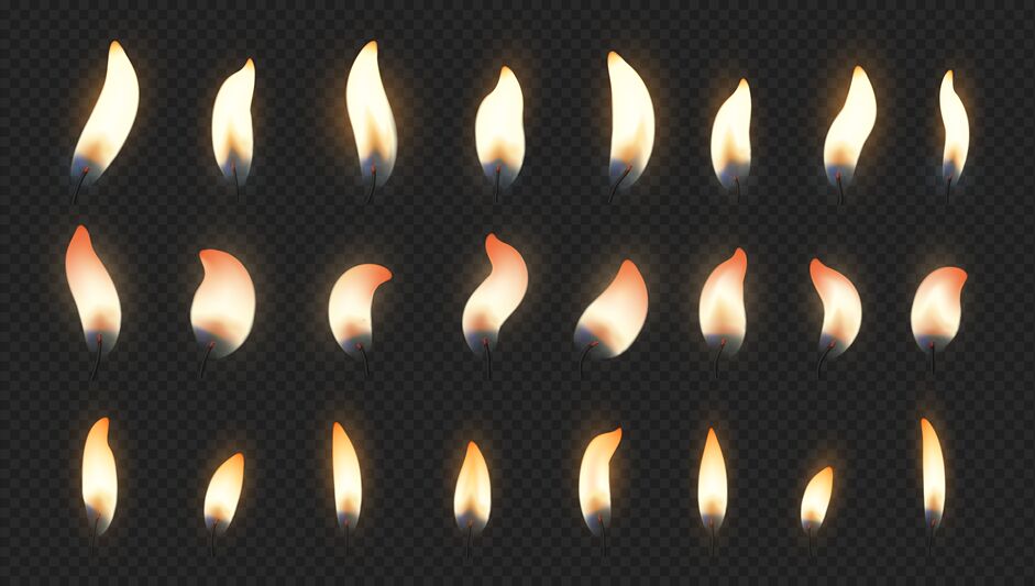 Candle Flame Realistic Fire Light Effects For Birthday Cake Burning C By Spicytruffel Thehungryjpeg Com