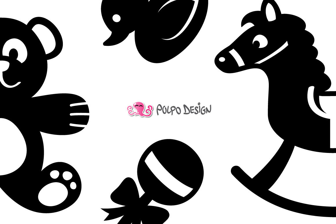 Free Free 186 Silhouette Baby Rattle Svg SVG PNG EPS DXF File