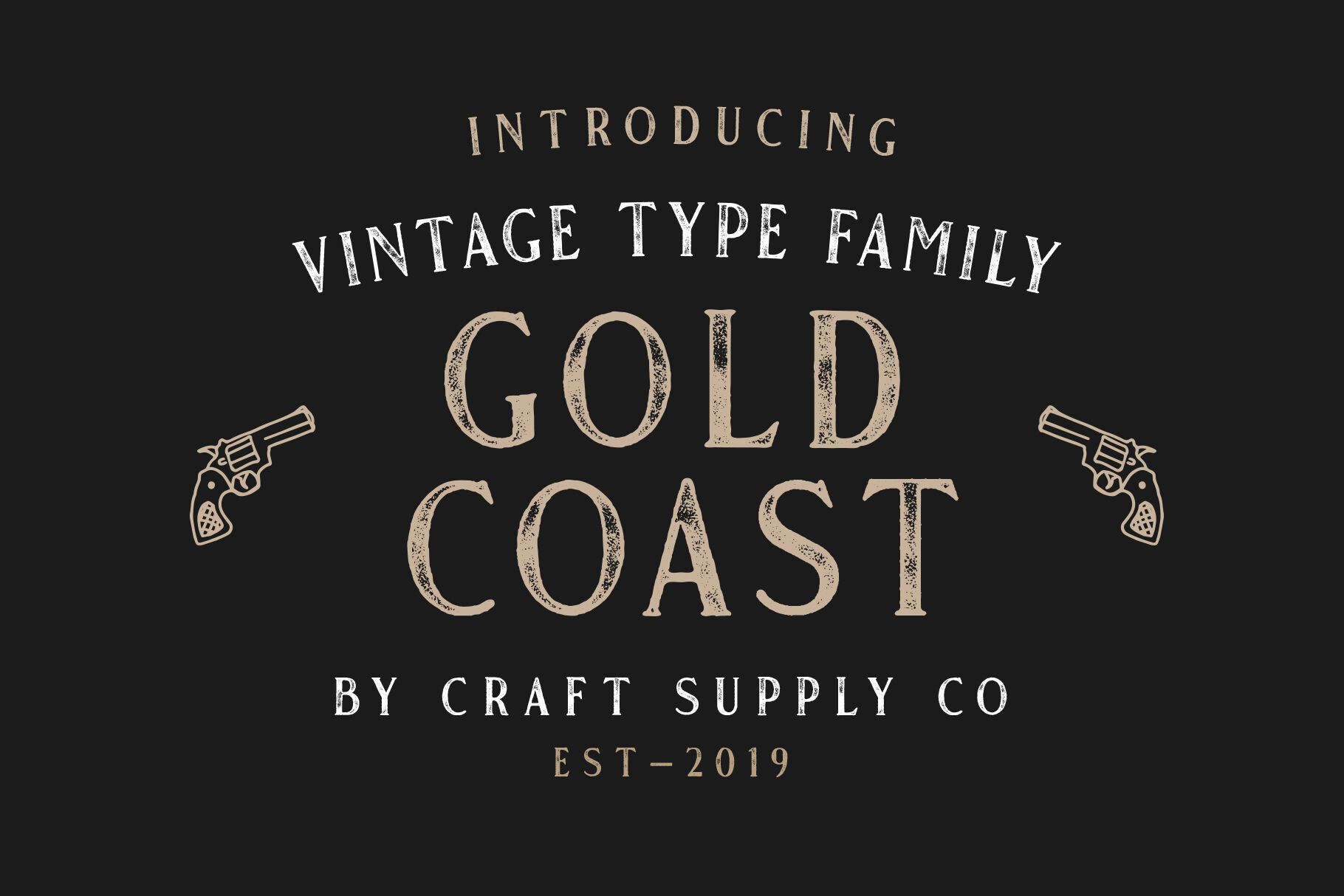 Gold Coast Vintage Serif Extras By Craft Supply Co Thehungryjpeg Com