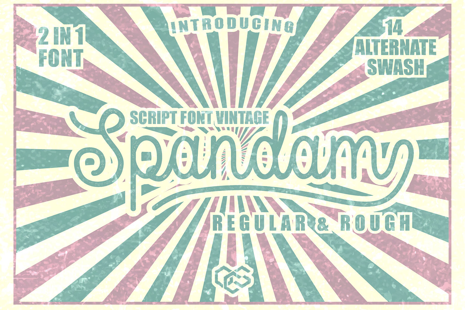 Spandam Vintage Font By Ocansproject33 Thehungryjpeg Com