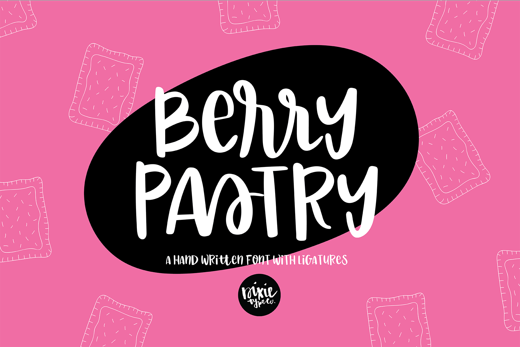 Berry Pastry A Hand Lettered Brush Script Font By Dixie Type Co Thehungryjpeg Com
