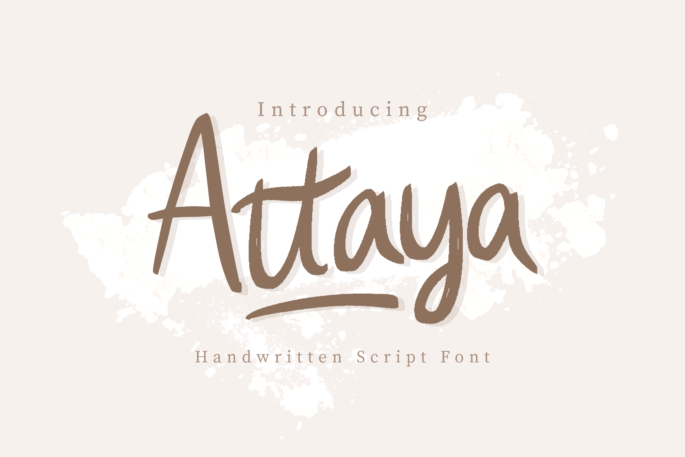 Attaya Handwritten Font By Peterdraw Thehungryjpeg Com