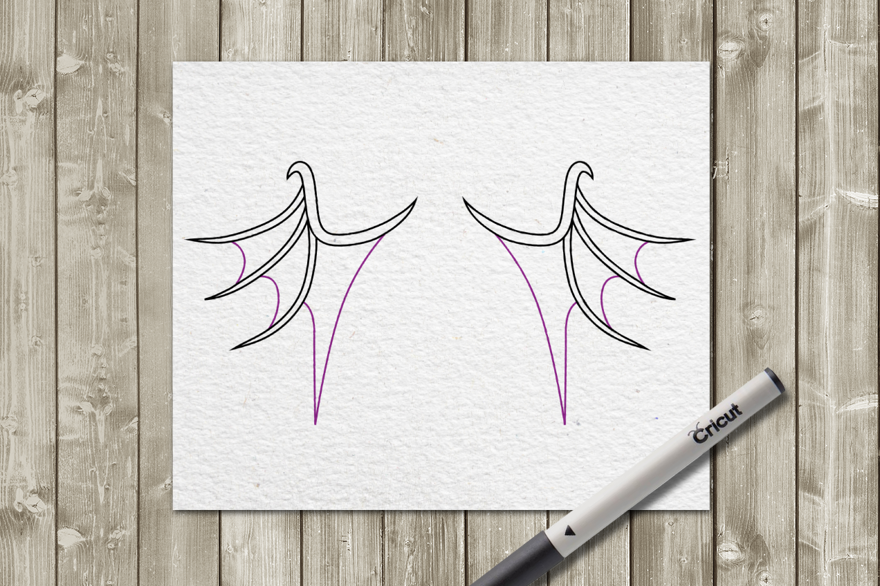 Dragon Wing Trio Including Sketch Rhinestone Svg Png Dxf By Designed By Geeks Thehungryjpeg Com
