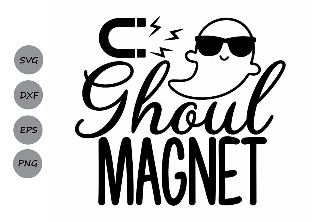 Download Ghoul Magnet Svg Halloween Svg Ghost Svg Ghoul Svg Boy Halloween By Cosmosfineart Thehungryjpeg Com