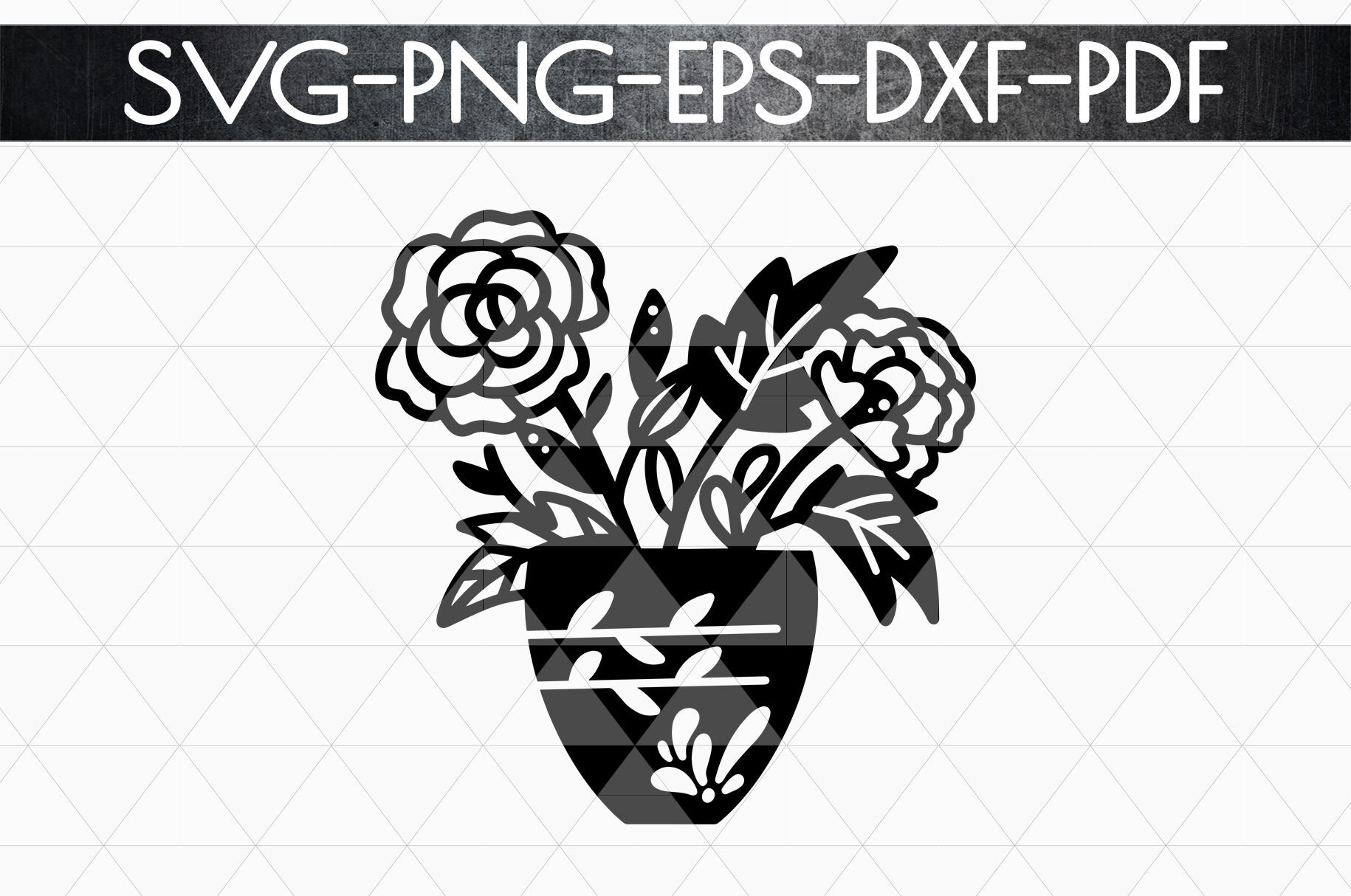 Free Free Flower Vase Svg SVG PNG EPS DXF File