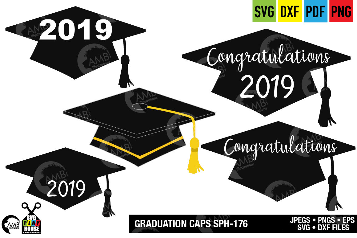 Graduation cap svg, Grad clipart, SPH-176 By ...