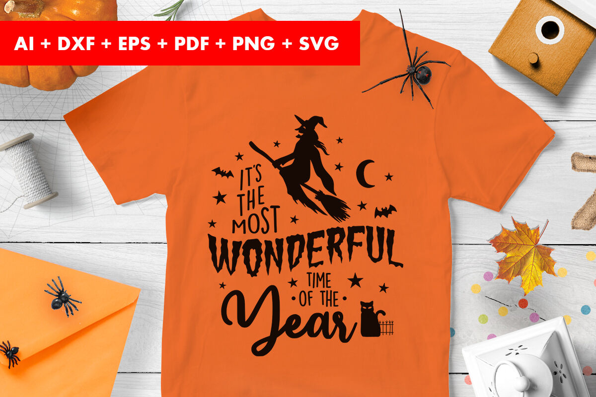 It S The Most Wonderful Time Of The Year Halloween Svg By Cuttingsvg Thehungryjpeg Com