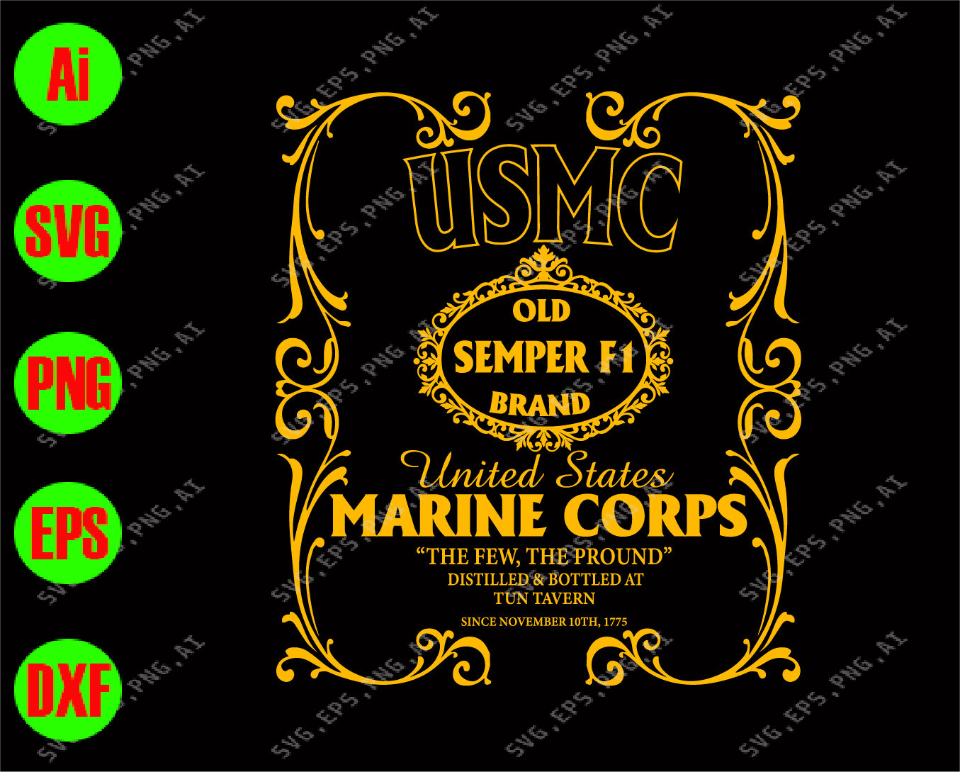 Download USMC old SEMPER FI brand United States marine corps ...svg ...