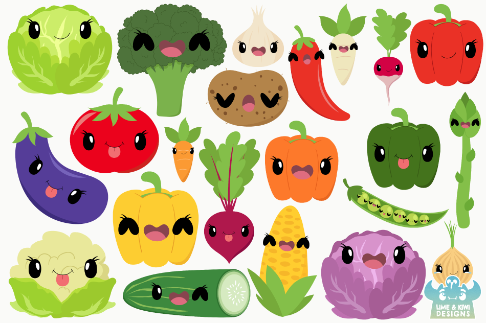 Featured image of post Steps to Make Vegetables Clipart Cute