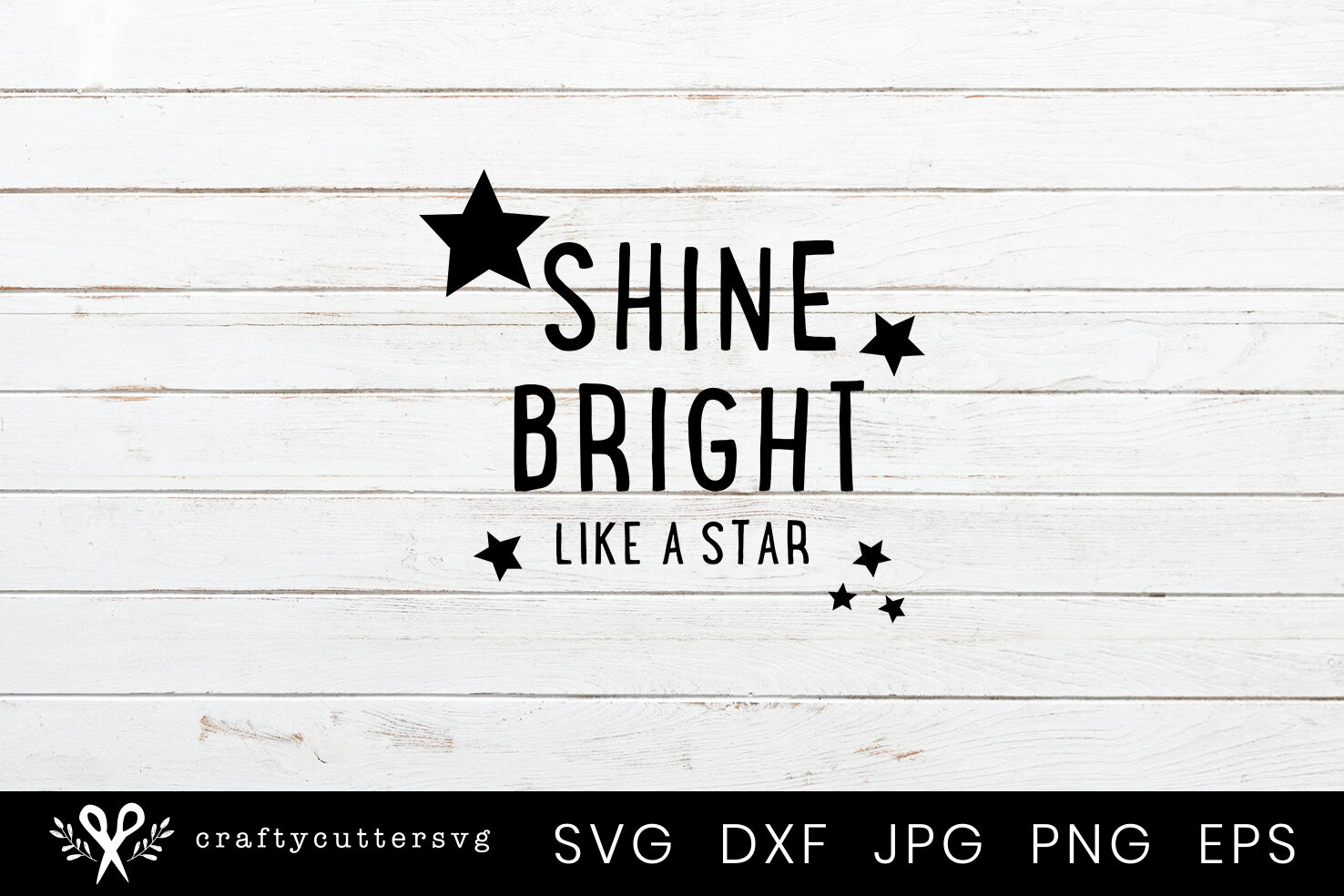 Shine Bright Like A Star Svg Cut File Stars Clipart By Crafty Cutter Svg Thehungryjpeg Com