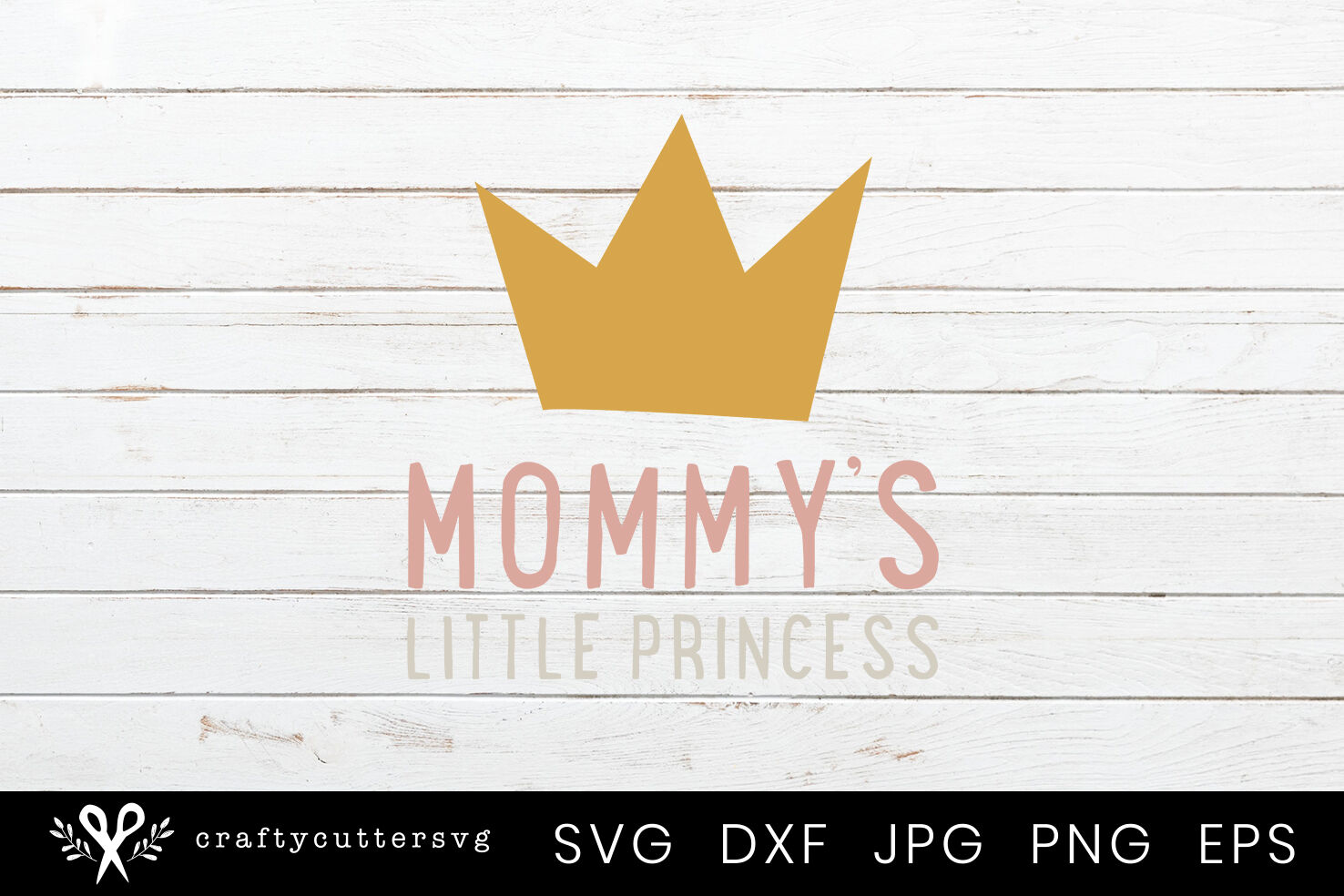 Mommy's Little Princess Svg Cut File Crown Clipart By Crafty Cutter SVG