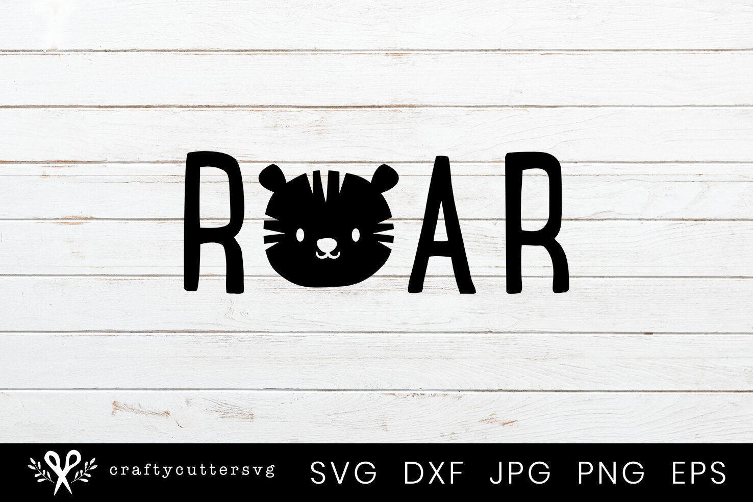 Download Roar Baby Tiger Svg Cutting Files Clipart By Crafty Cutter ...