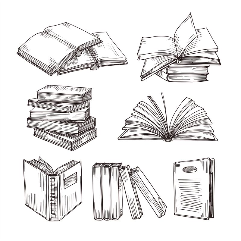 How to Draw a Book - Create Your Own Picture of an Open Book