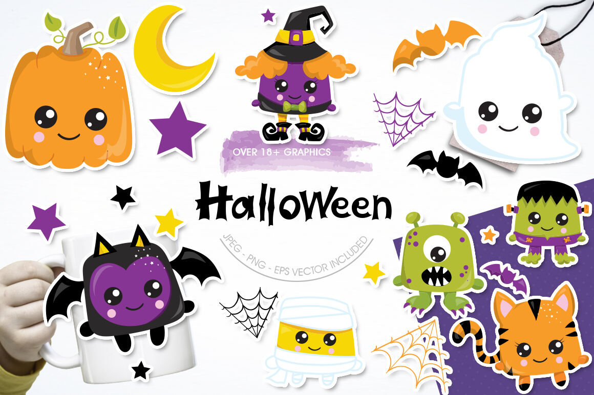 Halloween graphic and illustration By Prettygrafik Design ...