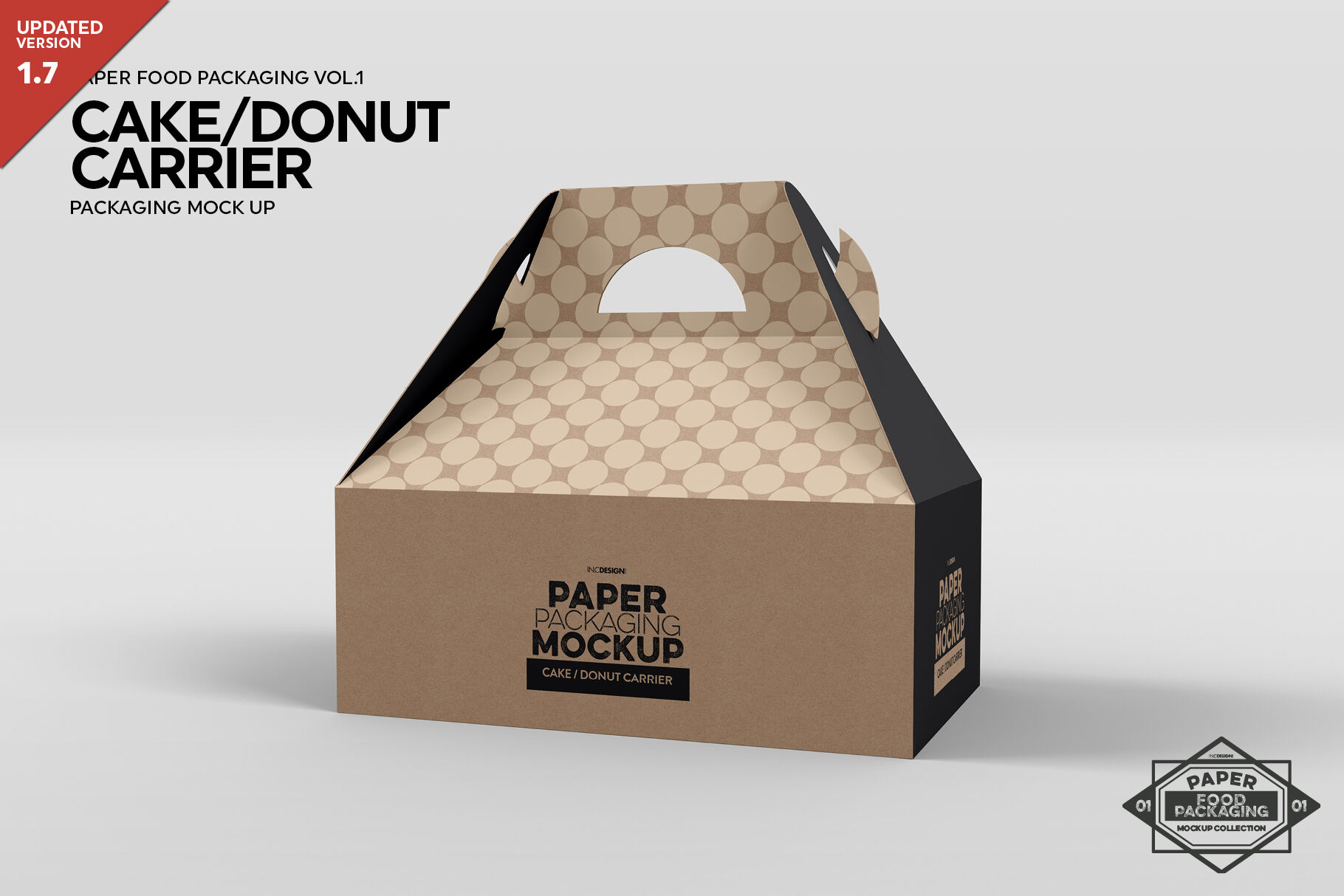 Download Cake Carrier Packaging MockUp By INC Design Studio | TheHungryJPEG.com