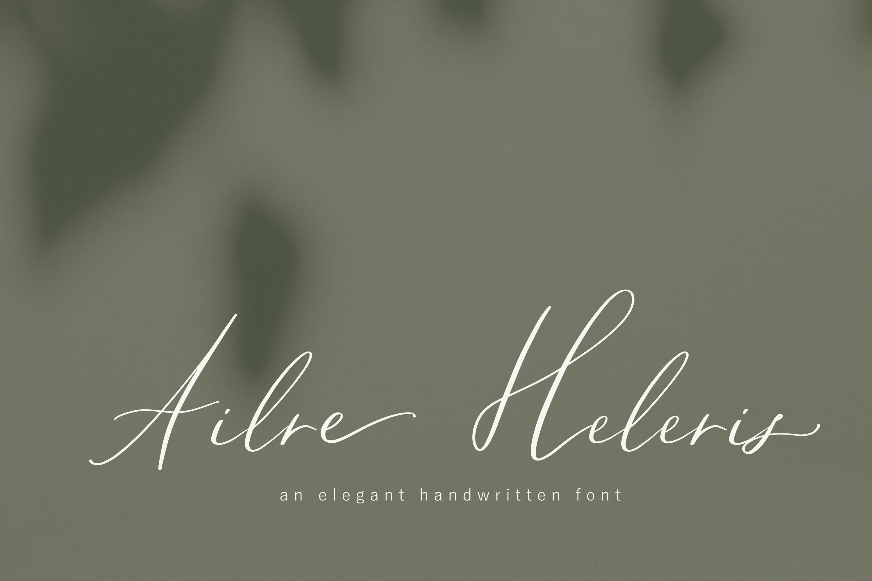 Ailre Heleris An Elegant Script Font By Taningreen Thehungryjpeg Com
