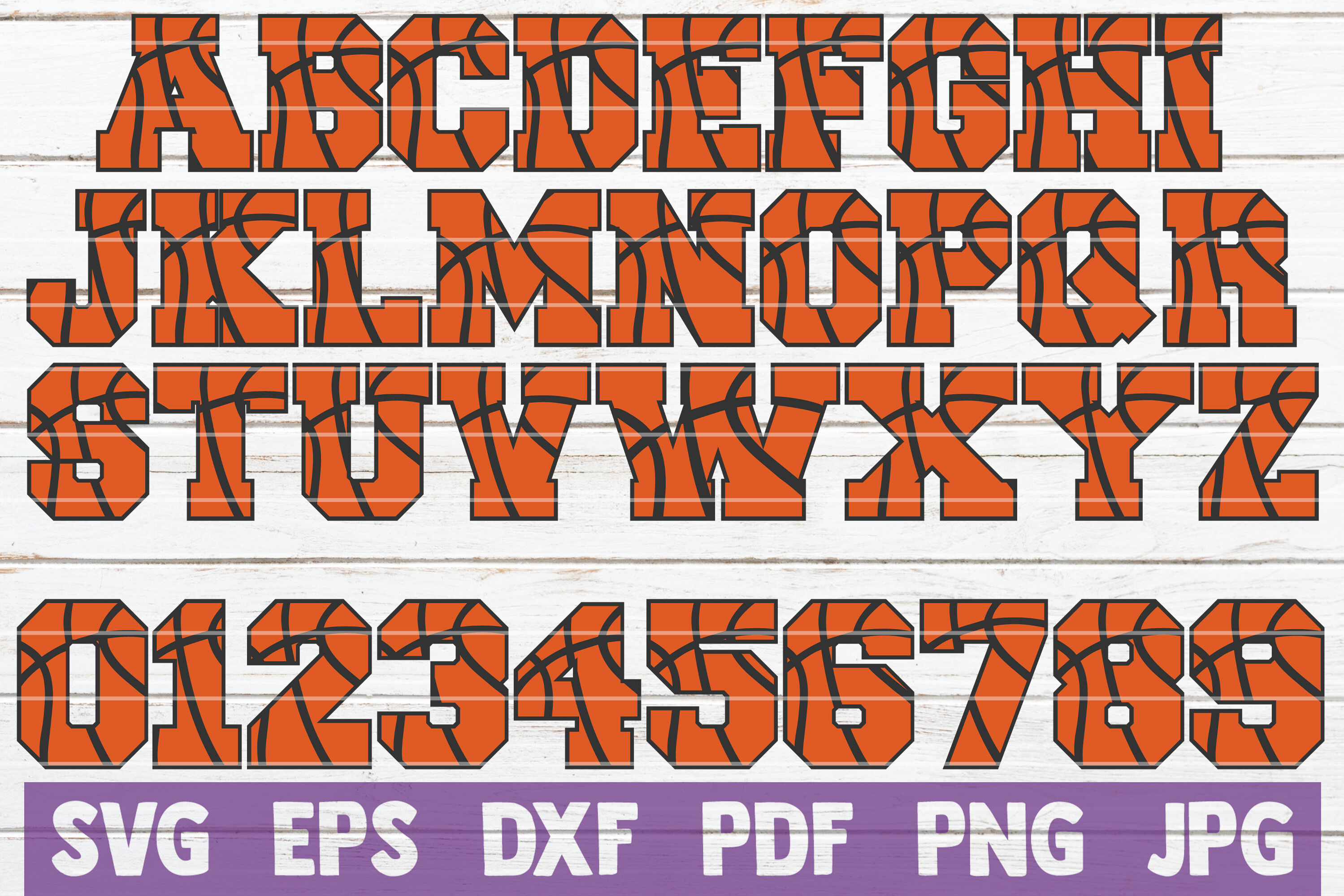 Basketball Numbers SVG, PNG, DXF Files By Bmdesign | TheHungryJPEG