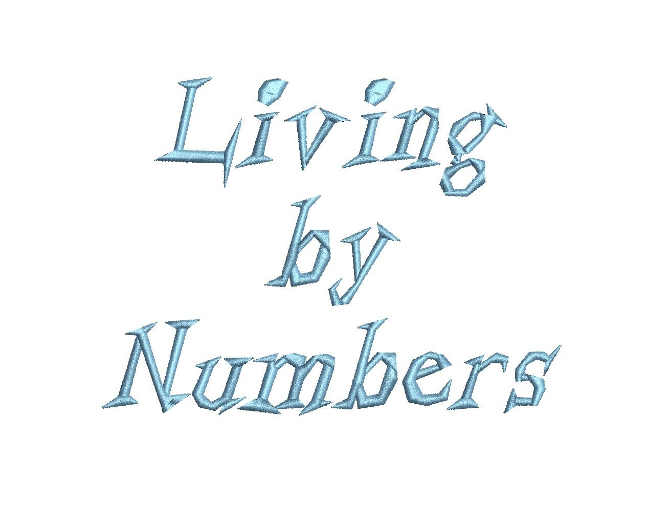 Living By Numbers 15 Sizes Embroidery Font Rla By Digitizingwithlove Thehungryjpeg Com