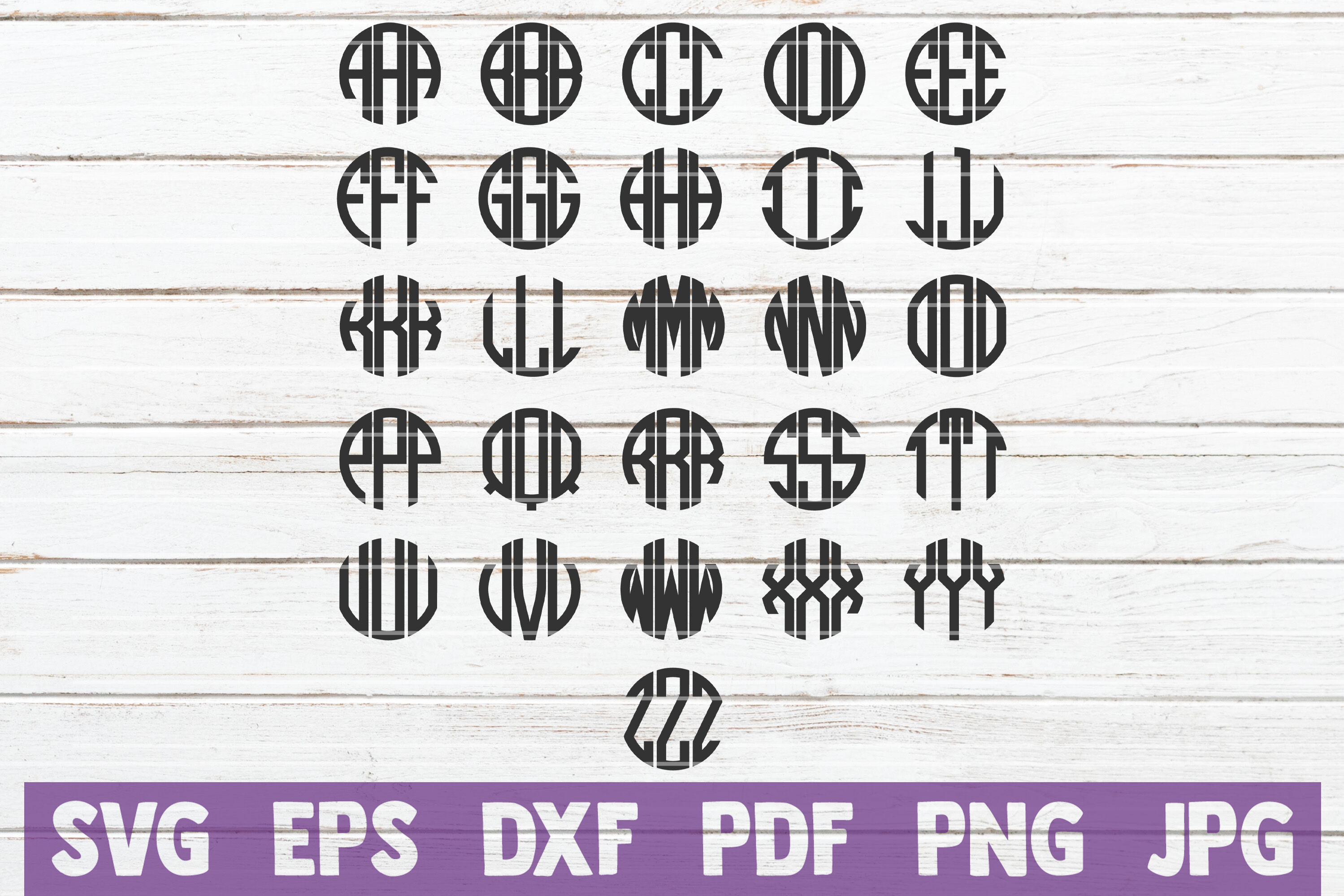 Download Circle Monogram Alphabet Svg Cut File By Mintymarshmallows Thehungryjpeg Com