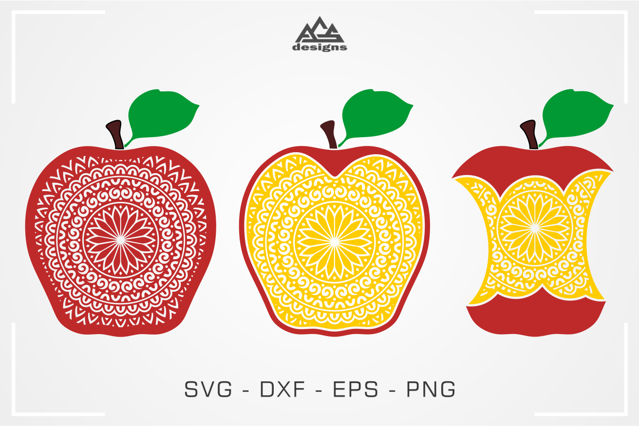 Download Apple Mandala Svg Design By Agsdesign Thehungryjpeg Com