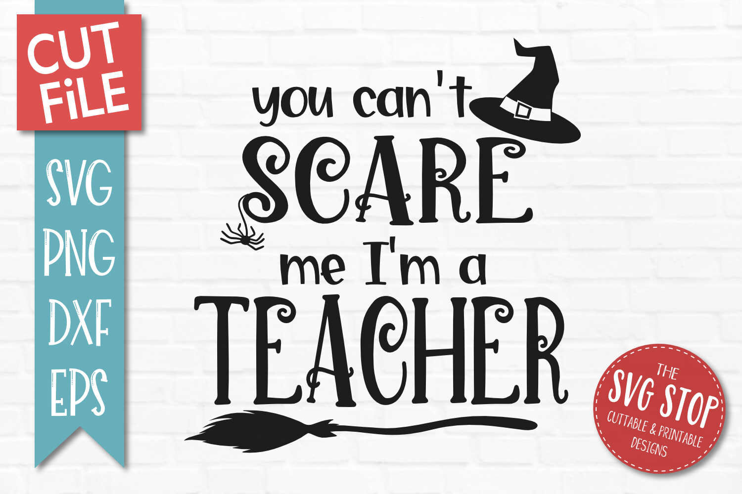 Download Teacher-Halloween SVG Cut File By The SVG Stop ...