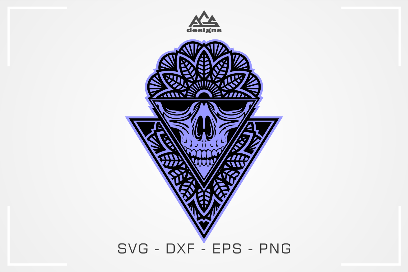 Free Free Mandala Skull Svg 513 SVG PNG EPS DXF File