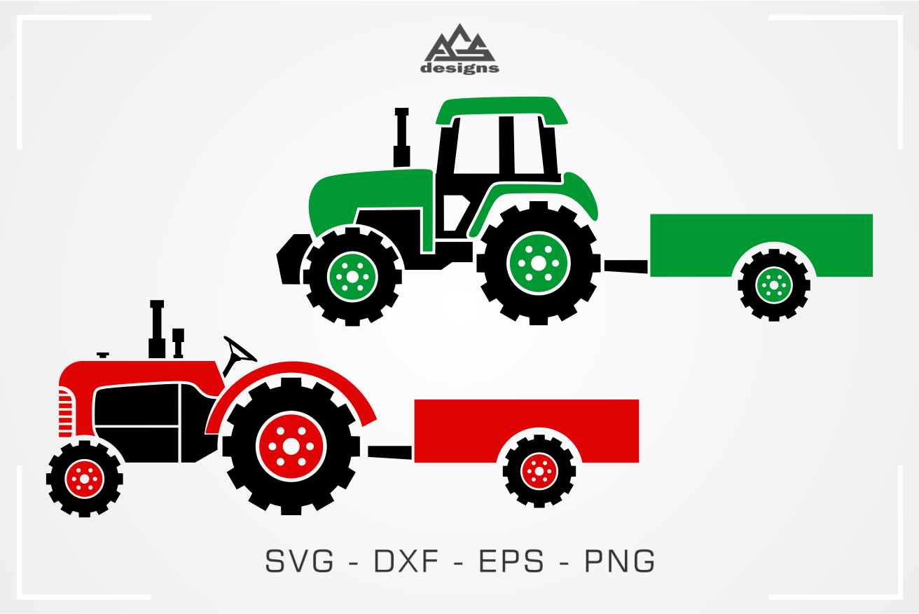 Tractor Truck Farm Svg Design By Agsdesign Thehungryjpeg Com