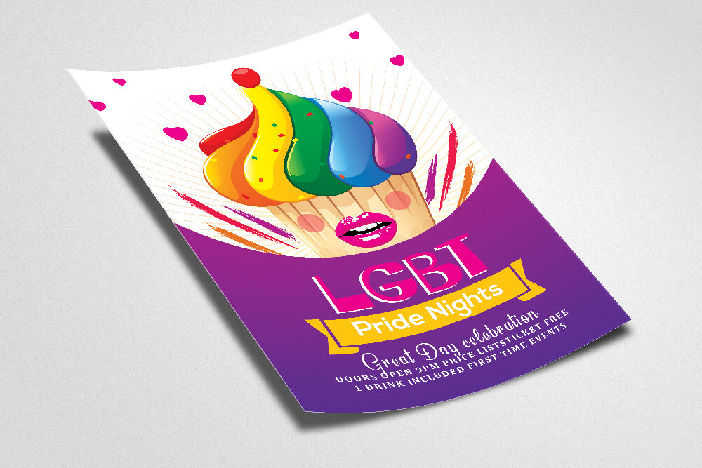 LGBT Pride Flyer Template (268112)