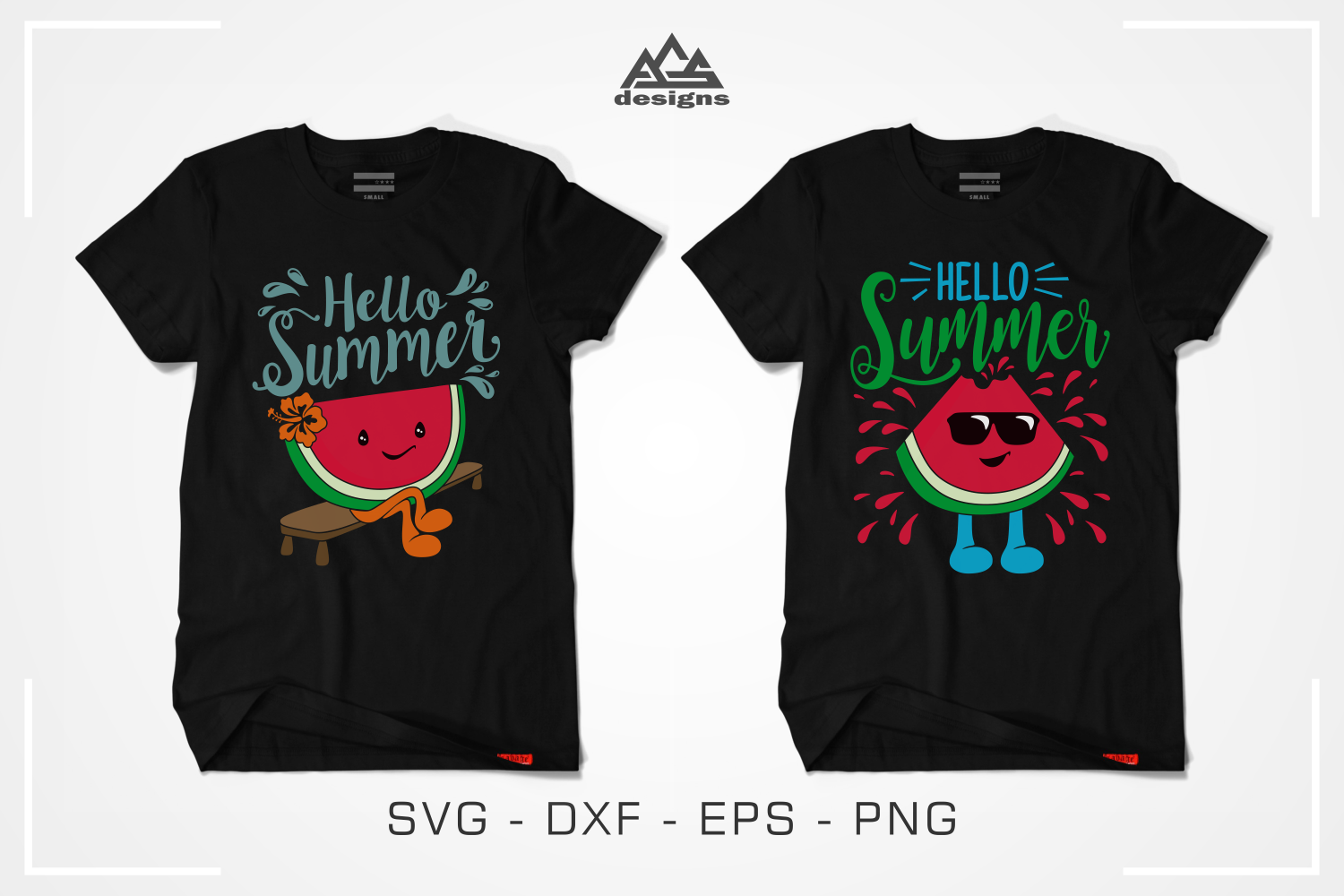 Download Hello Summer Watermelon Svg Design By Agsdesign Thehungryjpeg Com