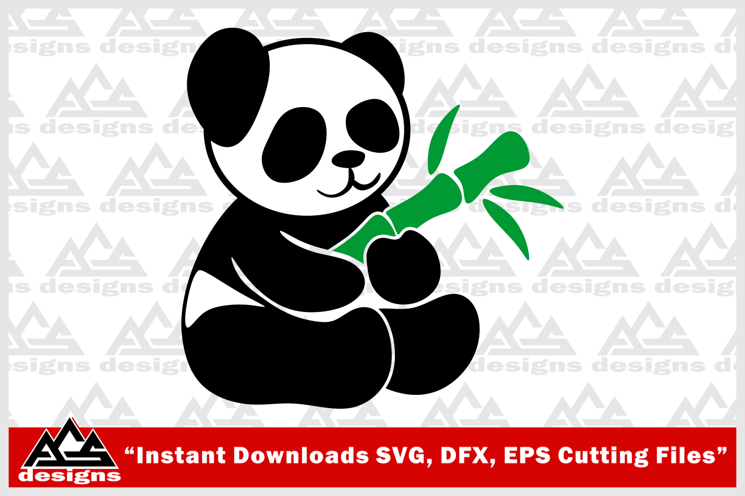 Cute Panda SVG