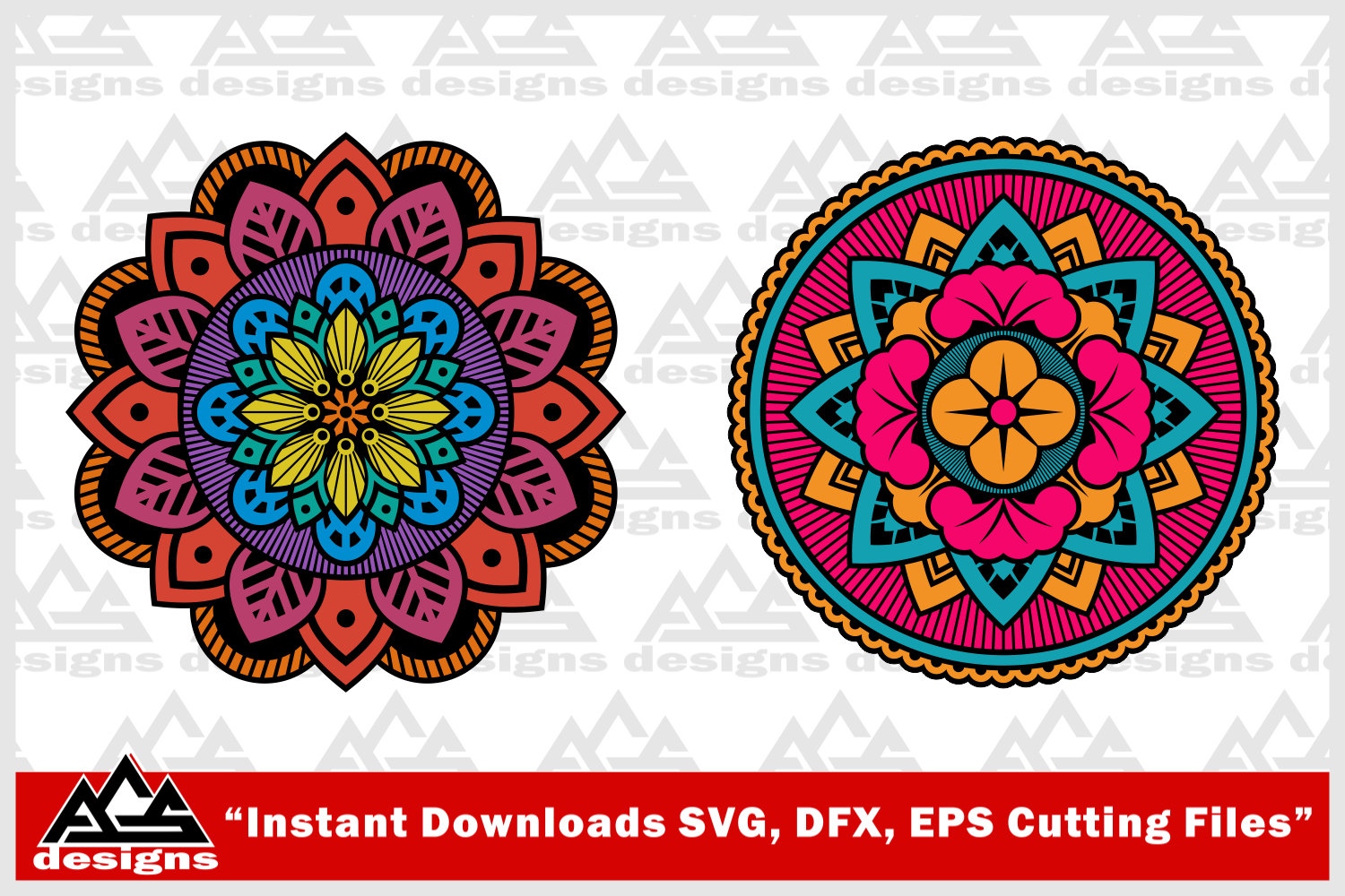 Download Color Mandala Svg Design By Agsdesign Thehungryjpeg Com