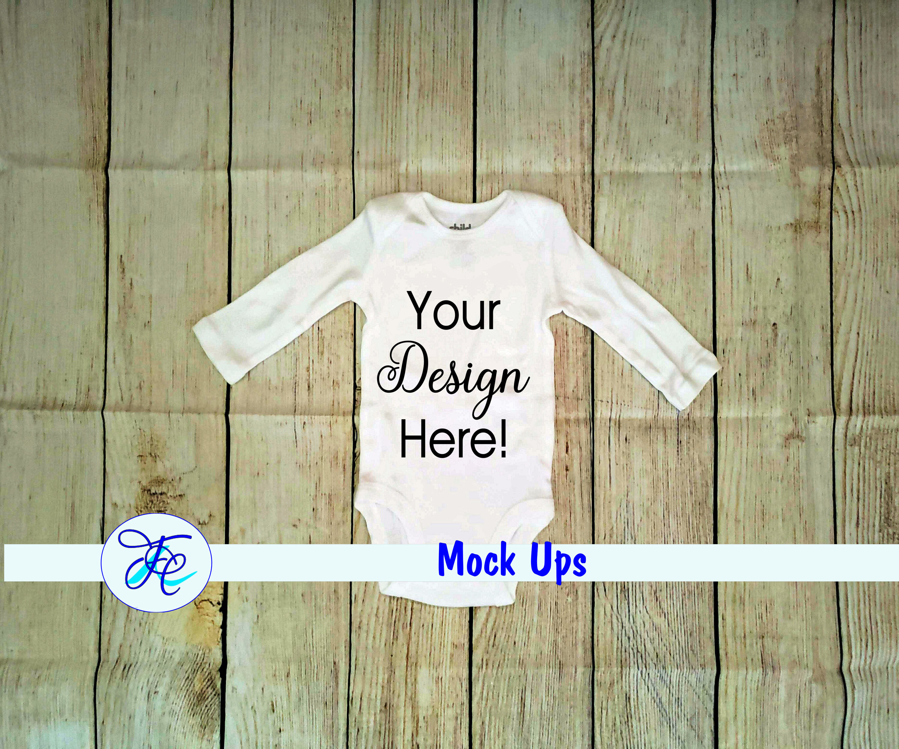 Download Baby Long Sleeve Onesie Mock Ups By Family Creations ...