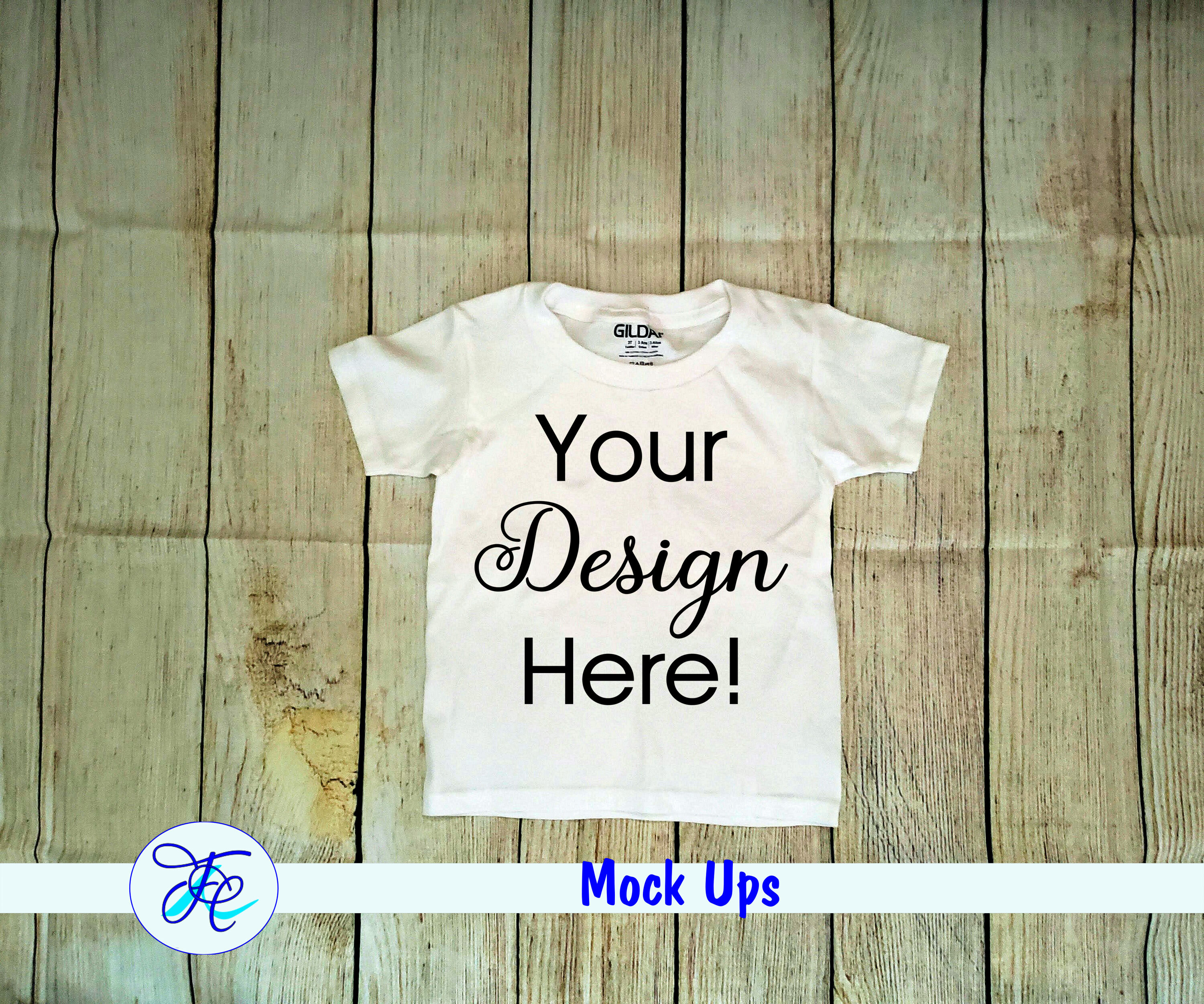 Download White Toddler Shirt Mock Up By Family Creations ...