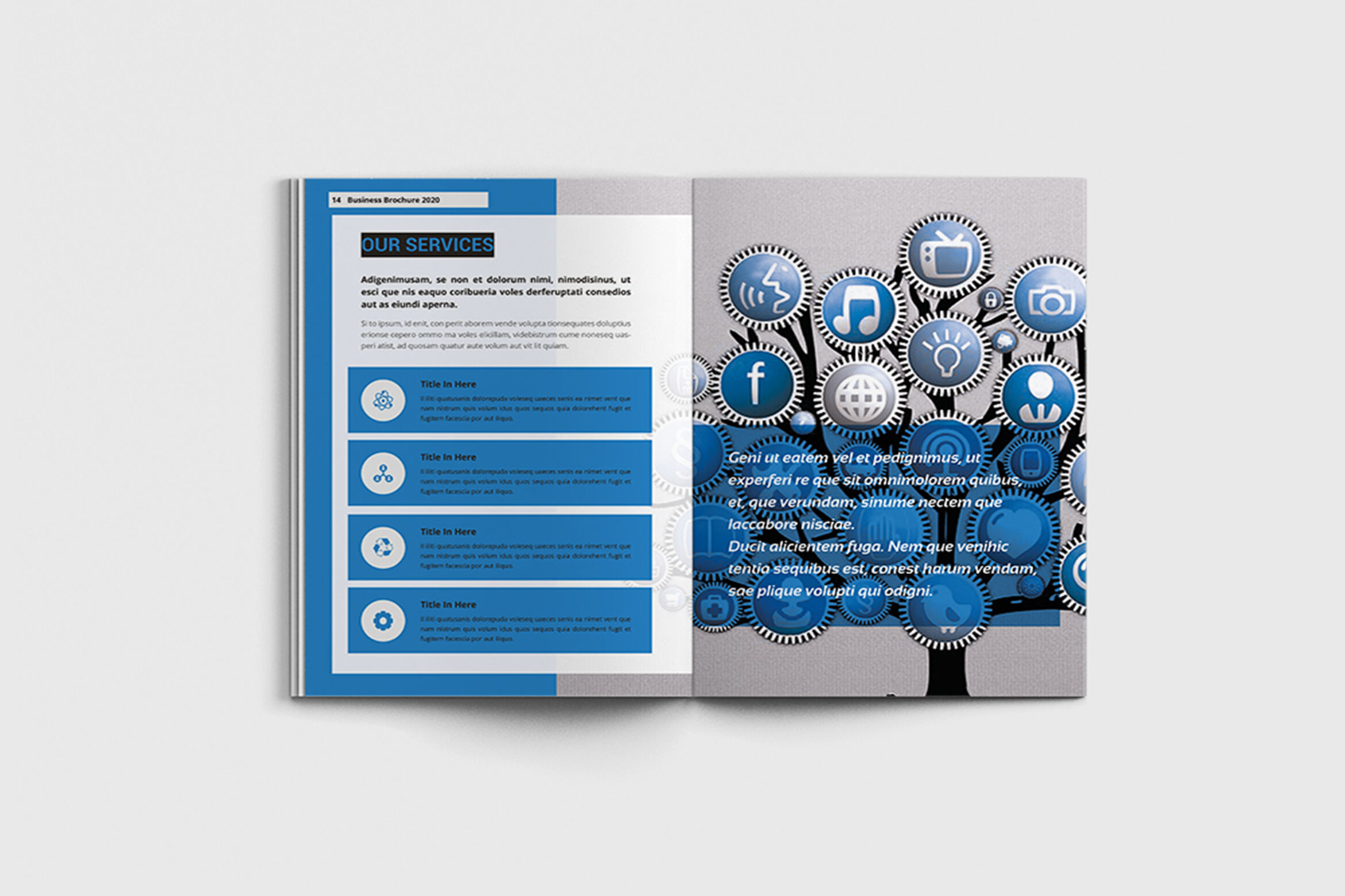 Savana - A4 Business Brochure Template By StringLabs | TheHungryJPEG