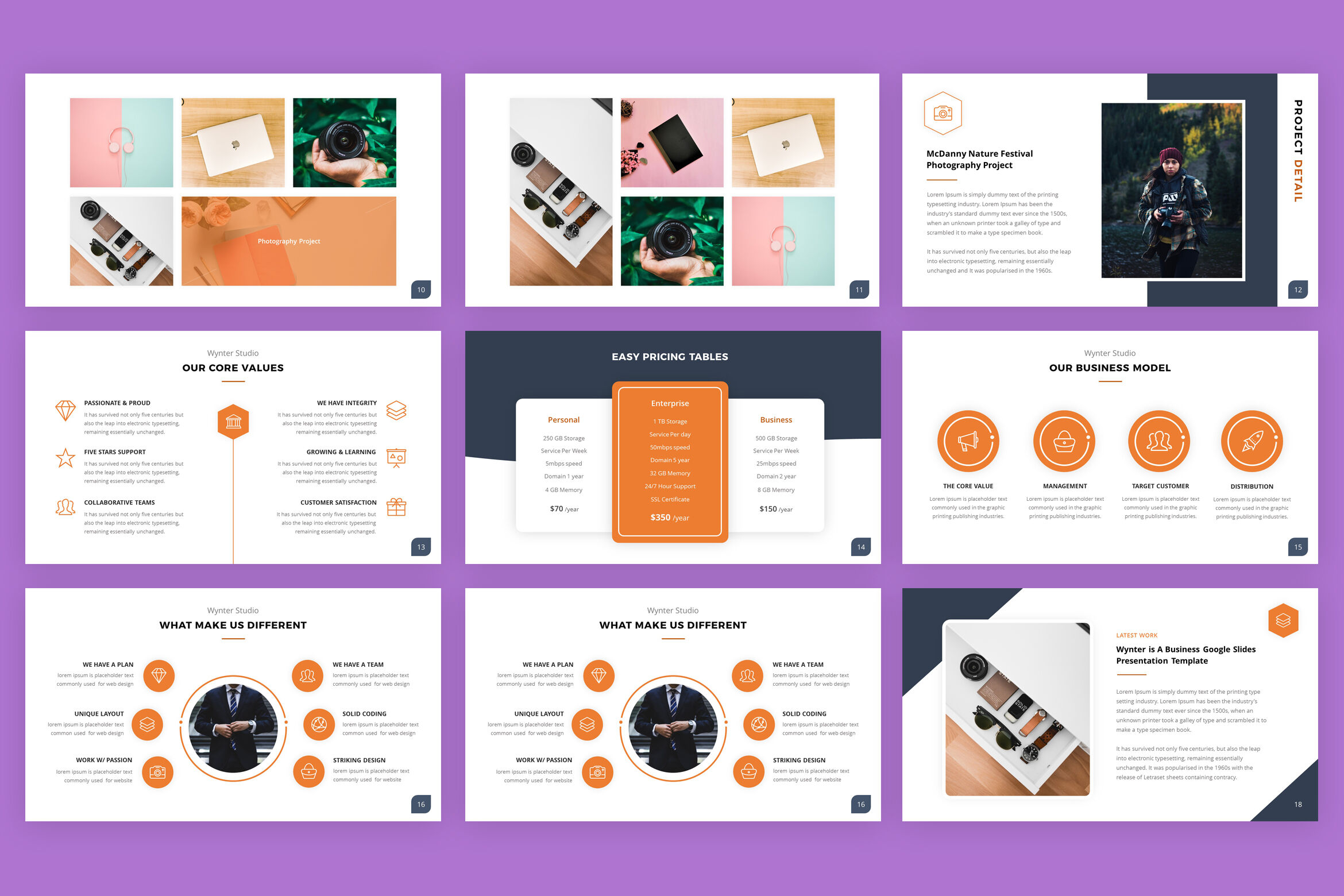 Wynter A Business Google Slides Template By Stringlabs Thehungryjpeg Com